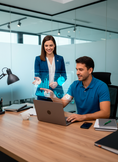 Vocare - Avatar - Mary - Ajudando gestores